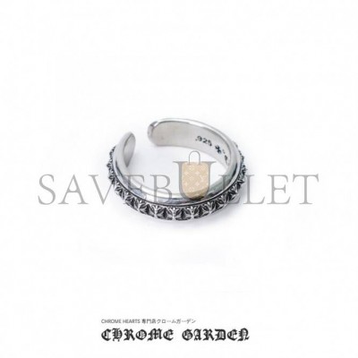 CHROME HEARTS CH PLUS PYRAMID OPEN BAND RING