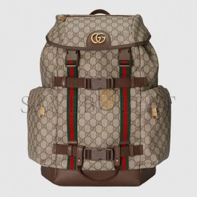 GUCCI GG SKATEBOARD BACKPACK WITH WEB 690999 97S8T 8983  (42*34*16cm)