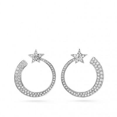 Chanel Étoile Filante hoop earrings - Ref. J2818