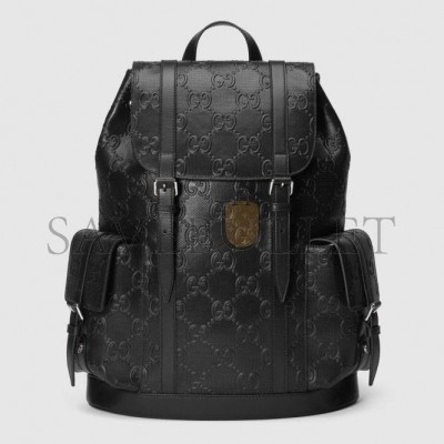 GUCCI GG EMBOSSED BACKPACK 625770 1W3BN 1000 (41*34*12cm)
