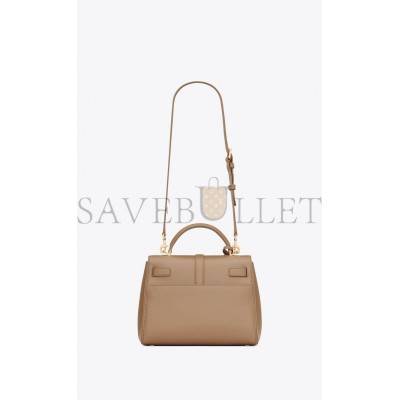 YSL LE FERMOIR SMALL TOP HANDLE BAG IN SHINY LEATHER 6869822ZA0J2346 (25*19.5*10.5cm)
