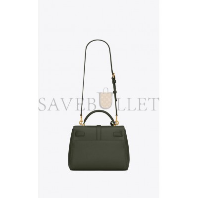 YSL LE FERMOIR SMALL TOP HANDLE BAG IN SHINY LEATHER 6869822ZA0W3045 (25*19.5*10.5/4)