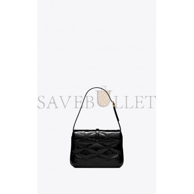 YSL LE 57 HOBO BAG IN QUILTED PATENT 6985672IU071000 (24*18*5.5cm)